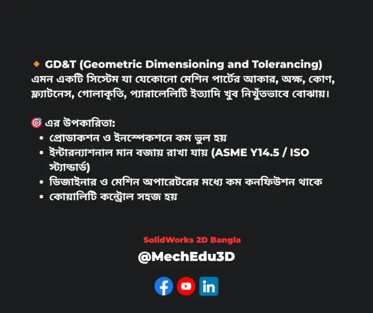 GD&T কী ও এর প্রয়োজনীয়তা?